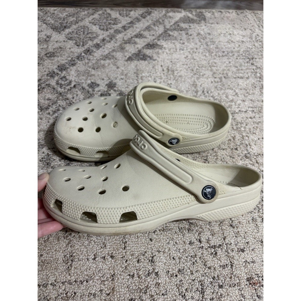 Tan Unisex Adult Crocs Size 8 Men's/10 Women's